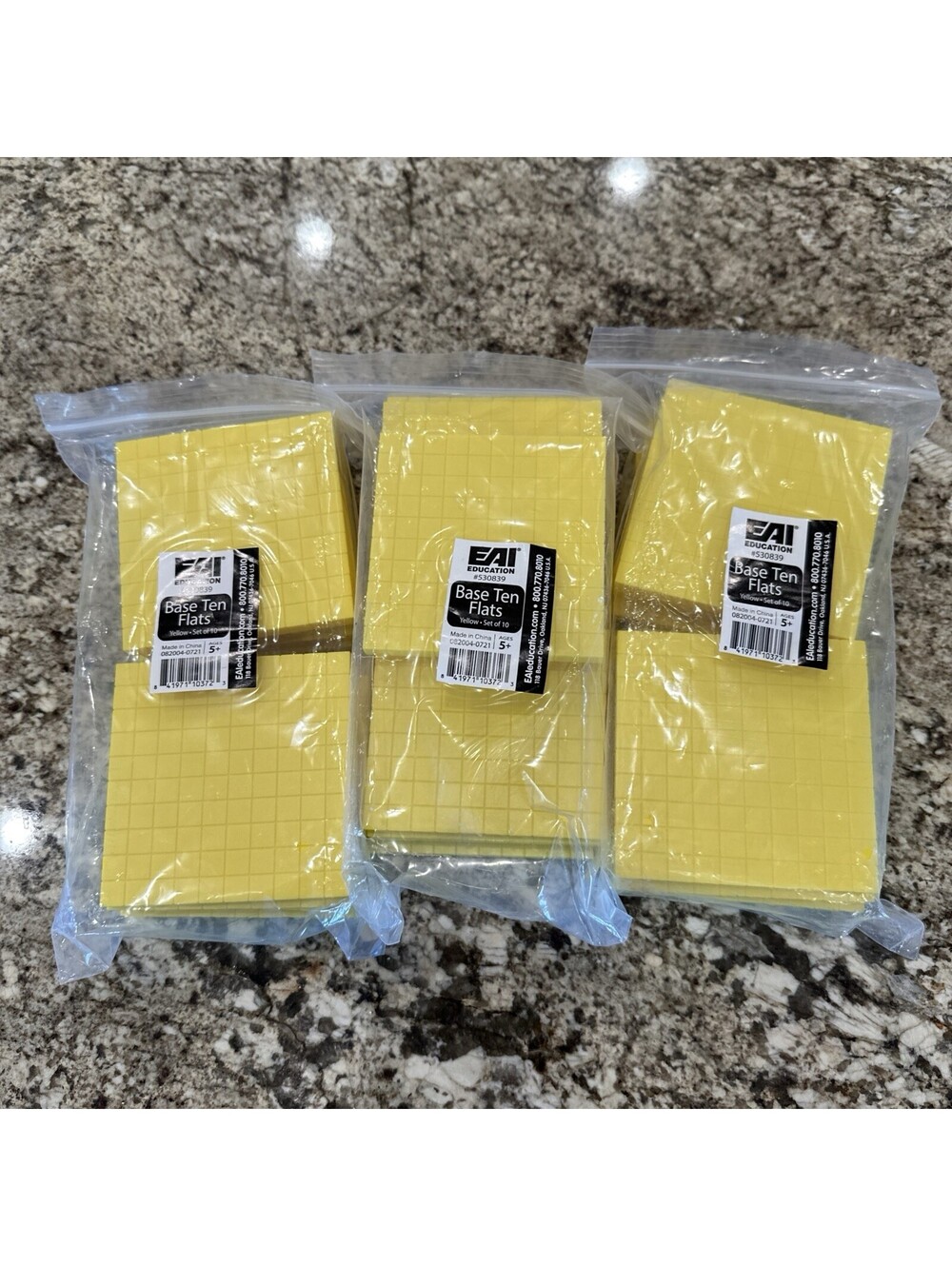SEALED EAI Education Base Ten Blocks Set of 30